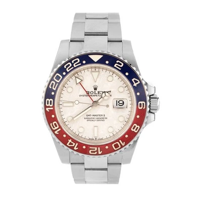 Rolex GMT-Master II Pepsi oro blanco esfera meteorito 40 mm 126719BLRO juego completo Foto 1 de 4