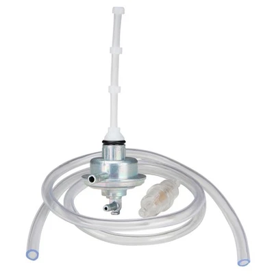 Benzinhahn Set mit Benzinfilter Schlauch transparent für Vespa ET2 ET4 125 LX 50 - Bild 1 von 4