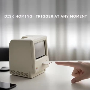 Adjustable Brightness Retro MacLock Clock - Picture 1 of 12