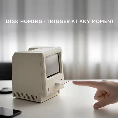 Adjustable Brightness Retro MacLock Clock - Image 1 of 4