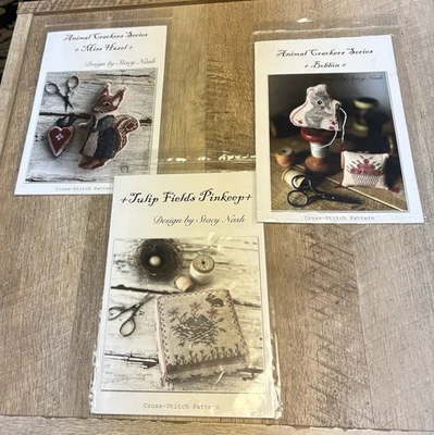 Stacy Nash Cross-Stitch Pattern Bundle - 3 Different Patterns (see Desc. ) New - Image 1 of 4