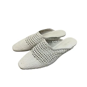 Vince Barrett Woven Leather Mules Size 8.5 - Picture 1 of 10