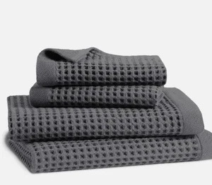Brooklinen Waffle Weave Bath Towel  Slate - Picture 1 of 5