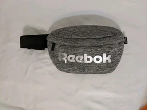 Reebok Bauchtasche verstellbarer Riemen Crossbody Hüfttasche Gürteltasche Heather Grey - Bild 1 von 6