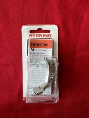 Bernina  Wide Gathering Foot #16 -New -  Made In Switzerland  Part # 0084607100 - Image 1 of 4