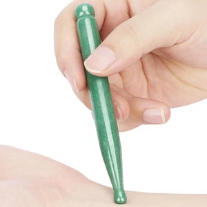 Jade Gua Sha Pen Trigger Point Massage Therapy Scraping Tool, Reflexology Acu... - Picture 1 of 5
