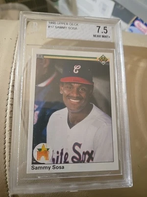 1990 Upper Deck - Sammy Sosa #17 (RC) - Image 1 of 2