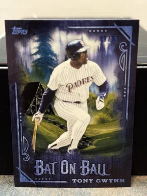 2025 Topps X Bob Ross la alegría del béisbol - Bate sobre pelota Tony Gwynn #BOB-15... Foto 1 de 2