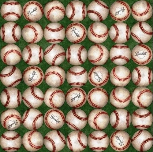 Tela deportiva - Grand Slam pequeño béisbol verde - QT acolchado tesoros patio Foto 1 de 1