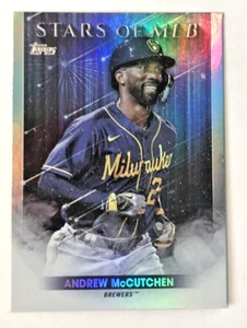 ANDREW MCCUTCHEN 2022 Topps Stars of MLB card #SMLB-78 Milwaukee Brewers - Picture 1 of 2