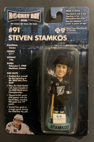 Steven Stamkos Martin St. Louis Mike Smith Tampa Bay Lightning Mini Bobbleheads Cover