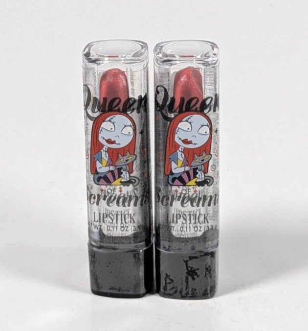 The Nightmare Before Christmas Lipstick Disney Queen Screams Pink .11 oz