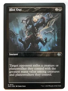 FOIL - MTG Blot Out (Foil Grabado) 112 MOM: The Aftermath UC - Imagen 1 de 1