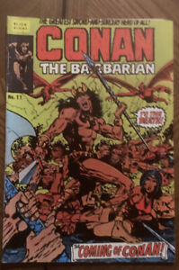 CONAN THE BARBARIAN   No11 (ORIGIN STORY )BY YAFFA  AUST 1981 FINE