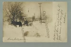 Pleasantville NEW JERSEY RPPC 1908 DELIVERY WAGON Homestead Bread Atlantic City - Picture 1 of 3