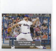 2018 Tulsa Drillers (Double A-Los Angeles Dodgers) Caleb Ferguson