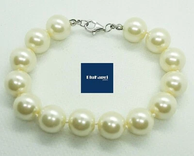 Bracciale donna perle con chiusura in argento 925 elegante - Immagine 1 di 4