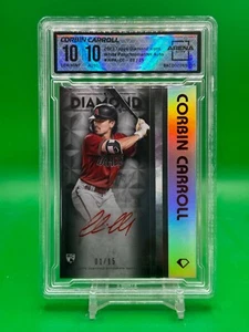 2023 Diamond Icons Corbin Carroll White Polychromatink Auto 01/15 AC 10/10 - Picture 1 of 2