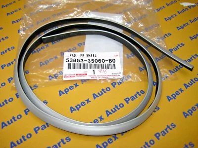 Toyota 4Runner Limited Front Fender Flair Rubber Seal Silver OEM 1996-2002 - Imagem 1 de 4