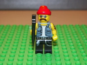 Motorcycle Mechanic Series 10 Tattoo Wrench LEGO Minifigure Mini Figure Fig - Picture 1 of 1