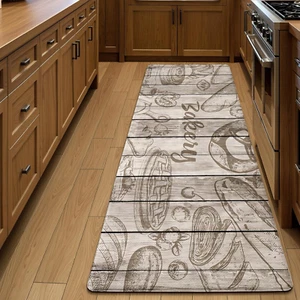 Cushioned anti Fatigue Kitchen Mat, Non-Slip Premium PVC Foam Runner, Waterproof - Picture 1 of 9