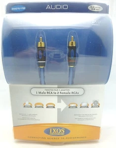 IXOS XHA215-Y1M Y-adapter 2 female to 1 male Pair of y-adapters - Picture 1 of 5