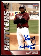 2003 Choice Wisconsin Timber Rattlers Gary Harris Signed IP AUTO #11