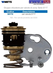 Watts gruppo otturatore di ricambio per valvola zona 571T - Foto 1 di 1