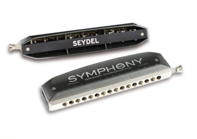 10% OFF SALE Seydel Symphony Chromatic 64 STAINLESS STEEL REED+Heated Case - Image 1 of 4