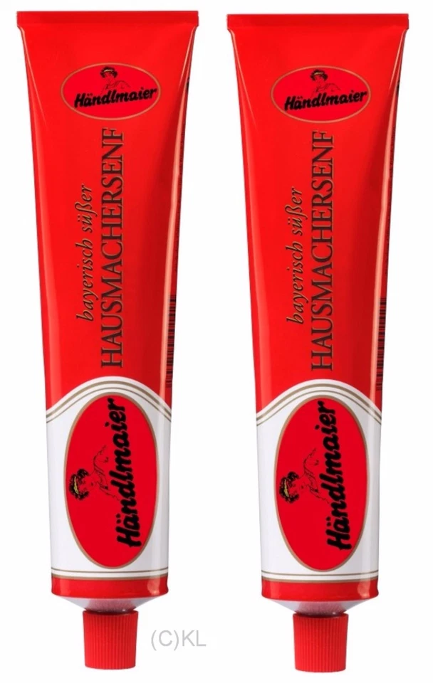 Händlmaier Hausmacher Senf süß 2 x 200ml Tube (400ml) - Bild 1 von 1