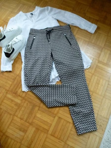 MAC Joggpant Stretch Hose PANTS Jogger Gr.36/38 creme/grau/schwarz STRETCHBUND - Bild 1 von 11