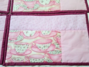 PLACE MATS SET OF 4 HANDMADE - Picture 1 of 5