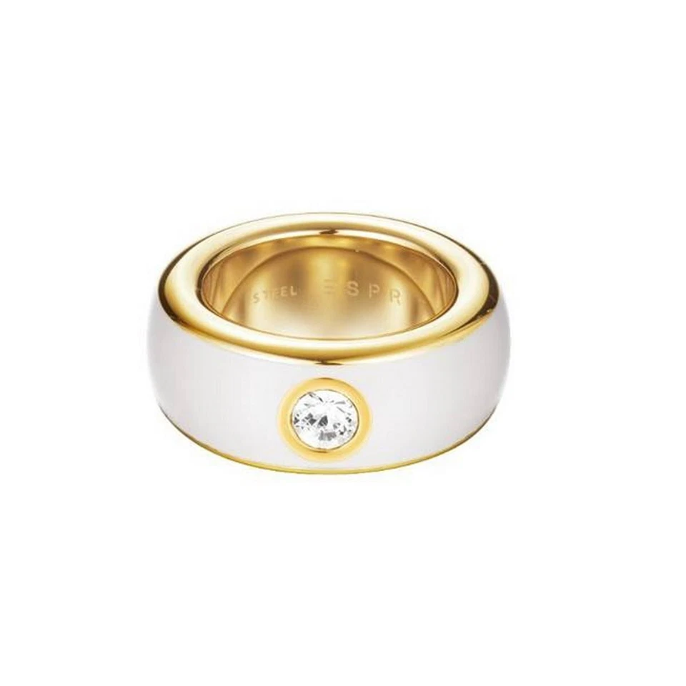 Esprit Women's Ring Stainless Steel Gold Fancy White ESRG12194J1 - Изображение 1 из 1