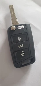 Telecomando ribaltabile portachiavi Seat 434 mhz 5F0959752D chip ID48 MQB CMIT: 2012-4333 FS12A50 - Foto 1 di 5