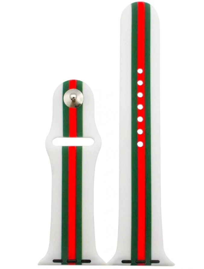 Correa de reloj de cuero de lujo para Apple Watch Series 5 6 7 8 9 42 mm 42 mm 45 mm Foto 1 de 4