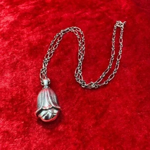 Georg Jensen 2007 Silver Pendant of the Year Heritage Blue bells Denmark - Picture 1 of 8