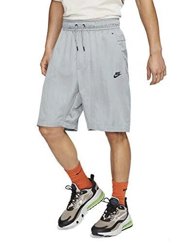 Nike Mens Sportswear Woven Shorts Platinum AR3229 043  - Image 1 of 1