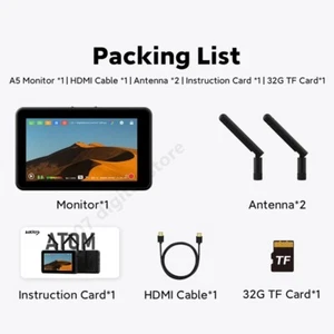 VAXIS Atom A5 5.5" Wireless Monitor Integrated Image Video Transimission System - Picture 1 of 6