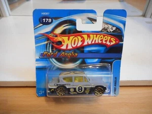 Hotwheels Ford Anglia in Grey on Blister - Bild 1 von 1