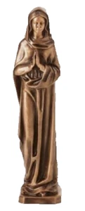 Madonnna betend aus Bronze Grabfigur Statue Bronzefigur Höhe : 63 cm - Picture 1 of 2