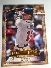 2018 Topps Update Hall of Fame Highlights 5x7 Chipper Jones Braves HFH3 01/10