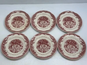 Set Of 6 Noble Excellence Twas The Night Before Christmas Bread & Butter Plates - Picture 1 of 4