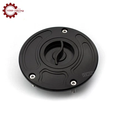 For Kawasaki Z750 Z1000 2003-2006 ZZR 1200 02-05 CNC Gas Cap Tank Fuel Cover Oil - Imagem 1 de 4