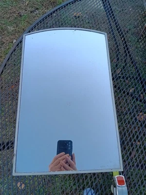 Antique Art Deco Metal Wall Mounted Medicine Cabinet - Image 1 of 4