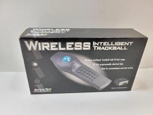 Vintage InterAct Wireless Intelligent Trackball Mouse 15ft Range 18 Keys PC - Picture 1 of 2