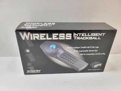 Vintage InterAct Wireless Intelligent Trackball Mouse 15ft Range 18 Keys PC - Image 1 of 2