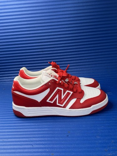 Taglia 5 5 Uomo New Balance 480 Team Rosso Bianco GSB480HR