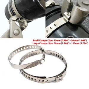 Cleverly Engineered stainless steel clamps set ideal for vehicle maintenance - Picture 1 of 10