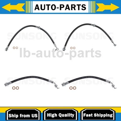 Manguera de freno delantera trasera 4x para Nissan Máxima 2016-2017 3,5 L Foto 1 de 4