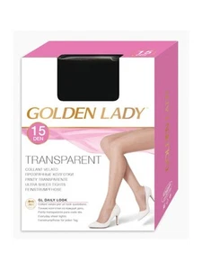 Collant donna velato non elasticizzato Golden Lady Transparent 15 - Picture 1 of 2